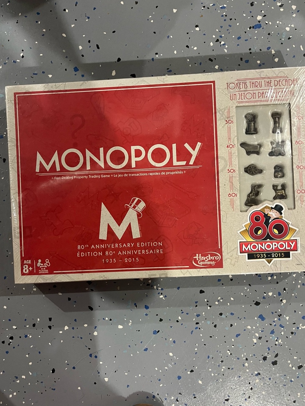Hasbro Monopoly 80th Anniversary Edition Board Game